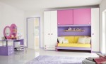 Warm Children Room Ideas White Bright Purple